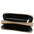 Ada - Double zip around soft leather wallet